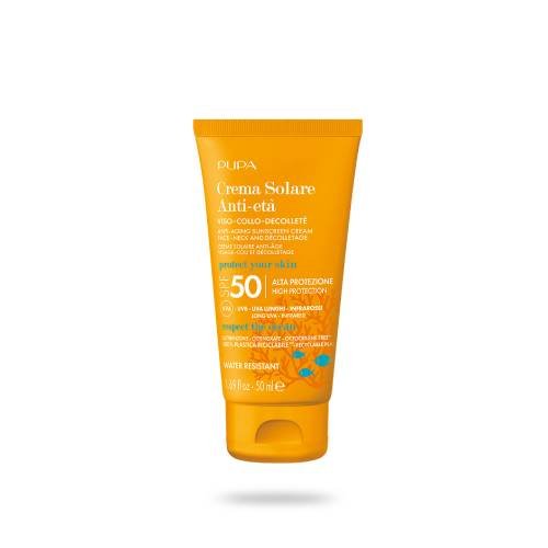 PUPA Crème Solaire Anti-Age SPF50 - Visage, Cou et Décolleté PUPA Crème Solaire Anti-Age SPF50 - Visage, Cou et Décolleté